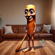Linda impresión 3D de montaña extranjera de montaña y marco marino figura de madera de madera tungtungsahur parof ai pica abstract toys american cocodrilo 1 pieza
