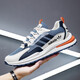 Brand broken-size men's shoes soft sole non-slip sports shoes 24 spring new casual shoes odorproof mesh casual shoes AD6628-black and red leather waterproof model 38
