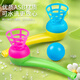 Zhike Kinderspielzeug suspendierte Ball blasen Ball Blasen Musik Magie Hanging Ball Baby Frühschultraining Spiel Spielzeug [10 Pakete] Suspendierte Ball (zufällige Farbe)