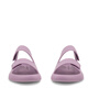 
ECCO Aibu casual slippers for men and women 2024 thick sole strap slippers Velcro sports trail Como 524104 purple-11981 37