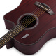 Banston Guitar 41 Inch Folk Guitar Retro Catalogue Guitar Beginners Students Men and Women Beginners Practice Guitar 41 Inch JF Bucket Latte Color Veneer +