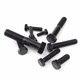 Jishuo M24/M27-72 GB5782 black external hexagonal screws 8.8 grade high strength external hexagonal bolts M27*170