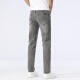
New Balance High-end Jeans Men's Summer Thin Slim Elastic Straight Pants Middle-aged Men's Simple and Versatile Washed Pants 1049 Gray 33