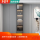 Muxituo sideboard light luxury modern simple living room storage cabinet cupboard kitchen storage cabinet wine cabinet household tea style 15280*40*220+ induction light