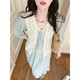 Colorido Summer Summer Hollow Cardigan Vestido de encaje de dos piezas Set 9758 Vestido verde claro M [recomendado 100 Jin [Jin equivale a 0.5 kg] a continuación]