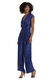 Maggy London Women's Holiday Pailletten Jumpsuit Event Cocktailparty V -Ausschnitt - Liangpin Blue 4