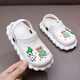 Croton Croton Children's Indoor Anti-Odor Sole épaisse semelle mignonne Cave Cartoon Internet Celebrity Ins Baotou Outdoor Pink 21