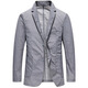 DVHNMK Luxusmarke Herren Sommer neuer dünner Sonnenschutzanzug Herrengeschäft Casual Outdoor Single Blazer Grey [Spot Speed] M 170 [Spot Speed]