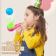 Zhike Kinderspielzeug suspendierte Ball blasen Ball Blasen Musik Magie Hanging Ball Baby Frühschultraining Spiel Spielzeug [10 Pakete] Suspendierte Ball (zufällige Farbe)