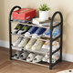 Jialiren shoe rack door simple storage rack dormitory living room reinforced widened steel tube multi-layer storage shoe rack