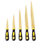 Fichier en bois XMSJ Fichier de menuiserie en bois dur de broyage de bois dur à dents en forme de pointe à dents 6 pouces 8 pouces 10 pouces Fichier en bois mélangé 7 pièces ---