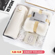 
Jingsong souvenir gift box for employees and customers practical gift custom logo thermos cup set high-end party member gift coffee cup + mobile phone stand