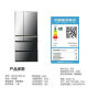 松下（Panasonic）659升日本原装进口嵌入式多门冰箱 高端镜面 一级能效 风冷无霜自动制冰 纳诺怡除菌净味 (玛瑙黑) NR-F673WX-X5