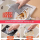 Pot de cuisson électrique Petite cuiseuse à riz cuiseurs à riz spécial Rague de fil de fil de cuisine Brosse de brosse Nettoyage de nettoyage au lieu de la boule de fil d'acier double face épaissie en argent filaire de cuisine rag