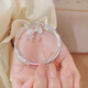 Wanmu Fanhua Brocade Sterling Placelet Silver's Femen's 9999 Foot Silver Peace Peace Lock Pulsel de estilo de estilo joven para novia Pink + Kt Cat 30g Foot Silver 9999+ Certificado de regalo [Título]