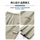 Charlotte European and American pure cotton casual pants for men, trendy and versatile, loose and drapey, wide-legged, handsome straight-leg sweatpants for spring and summer 2712 Khaki XL recommended 130-145Jin Jin equals 0.5 kg