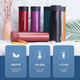 Verrouillage de verrouillage (verrouillage) thermos thermos 304 en acier inoxydable voyage portable étudiant universel tasse 400 ml de tasse d'eau à grande valeur note de vente en gros note 440 ml LHC4285 (316 acier inoxydable)
