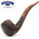 沙芬（SAVINELLI）苔原石楠木烟斗P103ZB年轮纹斗杆麻面646弯斗 烟嘴花色不固定