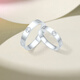 Saturday Fortune (ZLF) pt950 platinum ring for men and women, broken ice platinum couple ring, size 20-5.26g