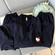 Jingpufei Sommer niedlicher Hund Baumwolle Gaze Home Clothing Drei-teilige Yunduo Cotton-J9901# Paradise Welpe Drei-teilige Set M [Vorschlag 75-100Jin [Jin ist gleich 0,5 kg]]