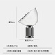 
Pupan bedside lamp decorative light luxury desk lamp Nordic modern simple glass designer living room bedroom high-end model room lamp M1048 smoke gray style button switch