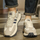 Leichte Luxus-Herrenschuhe 2025 Frühlings- und Sommer Neu atmungsablöschbarer Kleidung-resistente Sportschuhe für Herren-Vater-Schuhe erhöhten Freizeitschuhe für Männer 6629 Weiß und Blau [Mesh]-Hochzeits-Männerschuhe 41