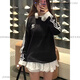 阿迪达斯 （adidas）长袖卫衣男女三叶草经典条纹休闲圆领T恤 KE5825 IA4879 黑 IA4877 M
