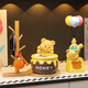 Yunya Bear Key Storage Wohnzimmer Eingang Eingang Desktop Ornamente Zuhause Neue kreative Dekoration Neue Heimhaus -Warming -Geschenke Honig Pot Bär Aufbewahrung [Hot Sale]
