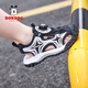 Babudou boys' head sandals summer 2025 new children's beach shoes medium-sized children's anti-slip soft sole boy sports sandals TBDK983 black 33 shoes inside length 21cm