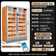 Kelong CL-120C2 cigar cabinet, constant temperature and humidity, cedar wood liner, humidification cabinet, water ion purification ammonia, WiFi cigar cabinet, compressor cabinet, fingerprint password lock, cigar double cabinet, diamond silver tree burr pattern (double door combination cigar cabinet)