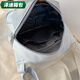Yunluo Casual Nylon Stofftasche Frauen neue Volkswagen Schale Leicht und vielseitig große Kapazität Crossbody -Bag -Umhängetasche Schwarz mit Anhänger