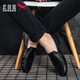 Red Dragonfly Spring 2025 new Doudou shoes men's leather shoes Korean version driving shoes lazy shoes social trend casual men's shoes white 9880 44 recommended to take a larger size