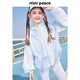 MiniPeace太平鸟童装夏新女童防晒服FBBCF2601 晚雾紫 120
