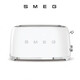 SMEG Multifunctional Retro Toaster Toaster Toaster Home Heating Breakfast Machine Pure White 4-Slice Toaster
