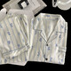 Pajama para hombres para la primavera y otoño de los hombres y el otoño 2025 Nuevo algodón de la nube de algodón largo de estilo delgado de estilo jóvenes de verano.