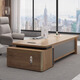 Fubaisen boss desk desk simple modern executive desk single computer desk financial desk supervisor manager desk and chair combination 1.8 meters boss desk