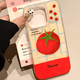 西红柿杨桃适用iphone16手机壳支架苹果华为vivo小米OPPO荣耀套 白色大孔[满屏]-透白[0]-LIYIK1049西 华为nova12pro/nova12ultra