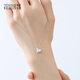 Misu pt950 platinum small pumpkin necklace for women, new cute Fulu pumpkin platinum set chain as a birthday gift for girlfriend, weight 4.6-4.8 grams, length 42+3cm