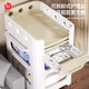 优乐博（YOULEBO）【新品】婴儿护理尿布台宝宝抚触换尿布移动新生儿洗浴床 抽拉式护理台+乳胶垫+挂桶*3+进