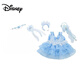 Disney Girls 'Kleid Sommer 2025 Neues modisches kleines Mädchen High-End-Kleid Elsa Prinzessin Kleid Lolita Rock [blauer Rock] JSGY6625 ELSA Kleid 130 cm Empfohlene Höhe etwa 125