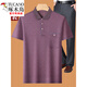 
Woodpecker (TUCANO) dad summer suit summer ice silk middle-aged man 40-50 years old dad short-sleeved T-shirt 60 middle-aged and elderly 70 grandfather burgundy M 17080-110Jin [Jin equals 0.5 kg]