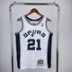 NBA KIDSNBA KIDNBA马刺队MN系列邓肯球衣迷彩复古运动网眼背心吉诺比利帕 03赛季帕克涂鸦 S