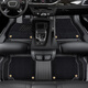 Wufu Taurus 11-24 Dongfeng Peugeot 301 308 408 3008 4008 5008 Modifizierte TPE-Autofußpolster Doppelschicht-Schwarz-TPE-Fußpolster + schwarzer Schnee Schöne Autoanpassung mit fünf Sitzplätzen mit fünf Sitzplätzen
