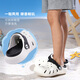 PONY hole shoes children's shoes sandals 25 summer children's removable outdoor beach shoes bag toe slippers sandals parent-child shoes 252K1GD09BK white/black 37 -38