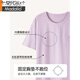 莫代尔2025新款睡衣女夏季带胸垫莫代尔短袖七分裤冰丝大码家居服两件套 6210 M （体重80-100斤）