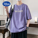 Adolescente de Disney Camiseta de manga corta para hombres de manga corta NUEVA SUMERA SUMMER MANDY Camiseta media manga de la escuela secundaria y estudiantes de secundaria Top 693 White 170 m 75 a 105 Jin [Jin equivale a 0.5 kg]