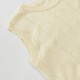 
Bali little pig baby sweater summer sleeveless thin breathable girls sweater boy top infant toddler clothes children vest milk white 90