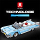 Lego compatible Zhen brick eight-grid police car racing building block assembly toys small particles car boy children's gift 679 BMW X6 (452 particles)