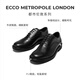 ECCO* AIBU Herren Oxford Schuhe Neues echtes Ledergeschäft Drei-Gelenk-Lederschuhe für Männer Urban London 525684 Black 52568401001 41