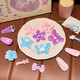 
Cartoon Jade Dog Girl Hairpin Autumn and Winter Plush Bangs Side Decoration Cute Children's Kulomi Hair Accessories Q683 Pink Flower Bow 10-piece Set